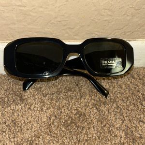 Prada Runway 49mm Rectangle Sunglasses